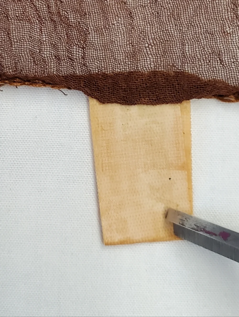 Brown Ombre Sheer Scarf Wrap | Boho Neutral Lightweight Shawl Floral Soft